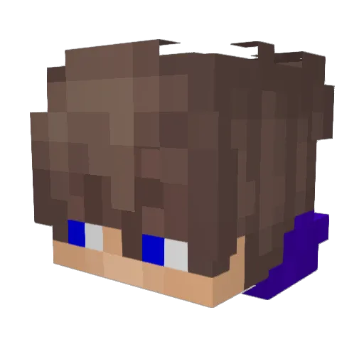 KylieJennerMAD Minecraft avatar head, 3D render