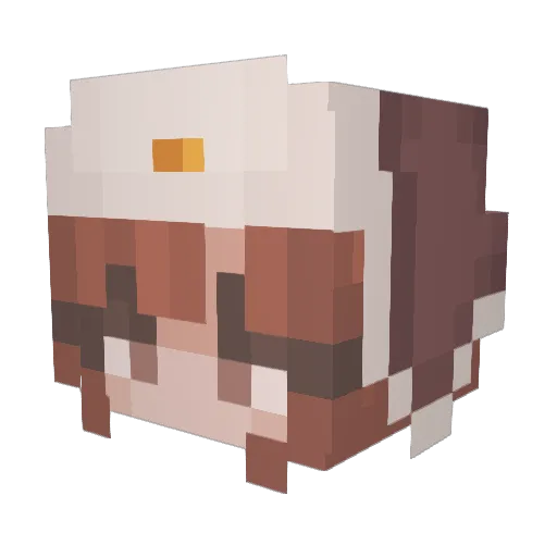 KylieSold Minecraft avatar head, 3D render