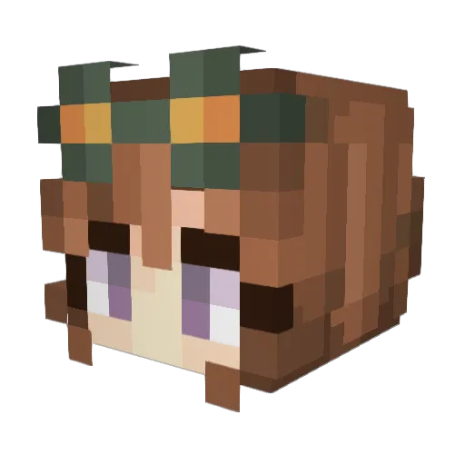 Kylien94 Minecraft avatar head, 3D render
