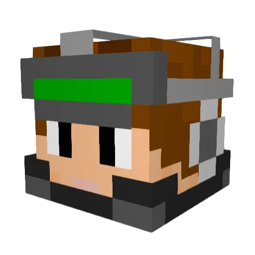Kylin_1209 Minecraft avatar head, 3D render
