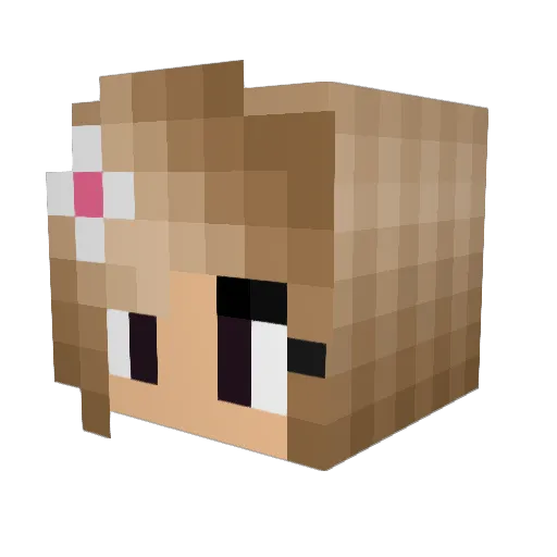 Kylizzlemynizzle Minecraft avatar head, 3D render