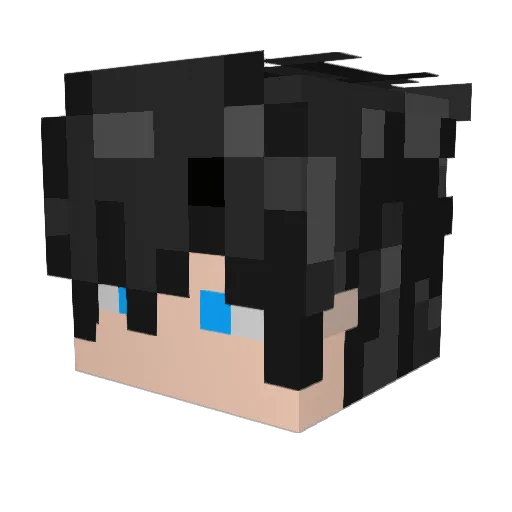 Kyllar_Jix Minecraft avatar head, 3D render