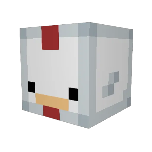 Kylle_ Minecraft avatar head, 3D render