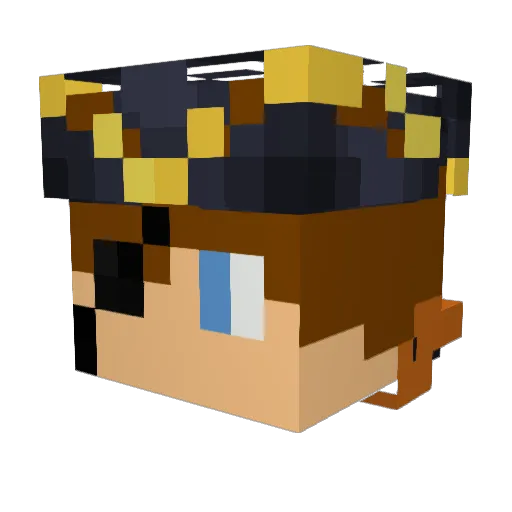 KyllianCraft Minecraft avatar head, 3D render