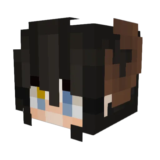 KyllingeNugget Minecraft avatar head, 3D render