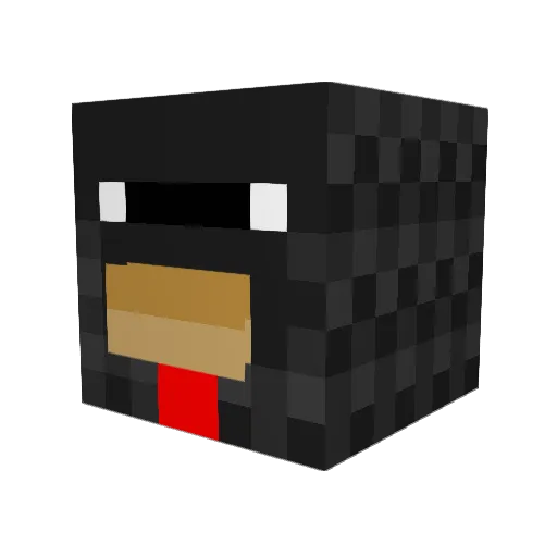 KyllingenXD Minecraft avatar head, 3D render