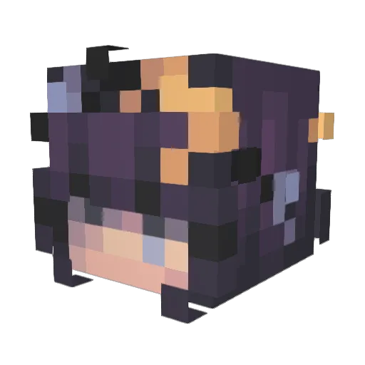 Kyllkon Minecraft avatar head, 3D render