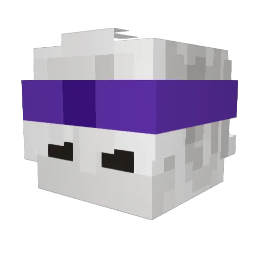 KyloPvP Minecraft avatar head, 3D render
