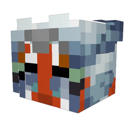 Kylo_Ren2813 Minecraft avatar head, 3D render