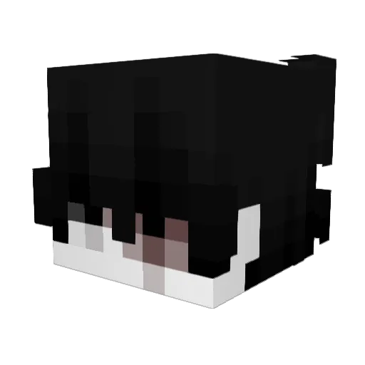 Kylogen Minecraft avatar head, 3D render