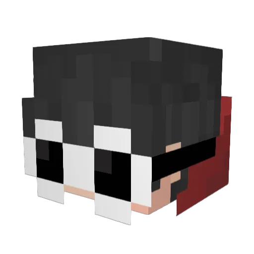 Kylooololol Minecraft avatar head, 3D render