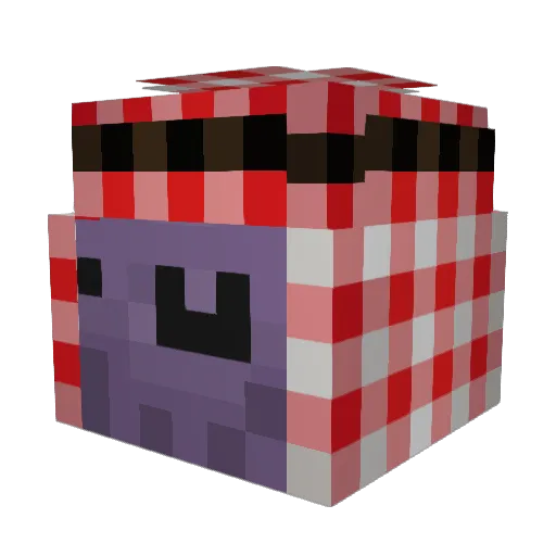 Kyloshin Minecraft avatar head, 3D render