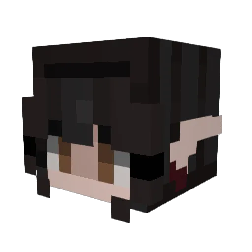 KylyghtPrincess Minecraft avatar head, 3D render
