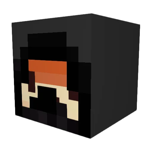 Kyma4aYT Minecraft avatar head, 3D render