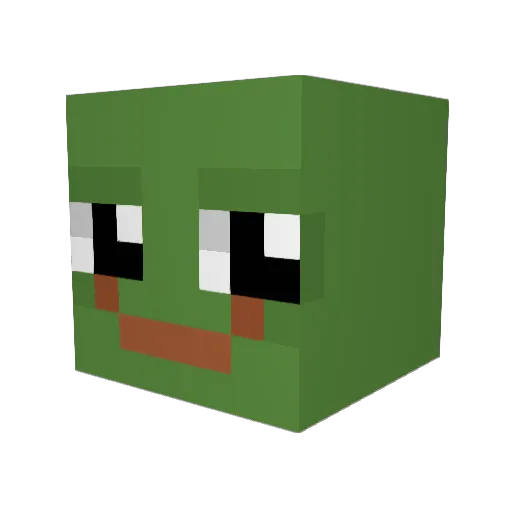 Kynlath Minecraft avatar head, 3D render
