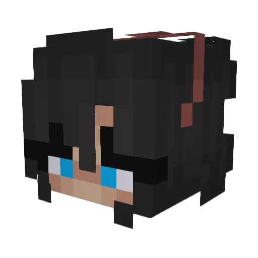 KynnMin Minecraft avatar head, 3D render