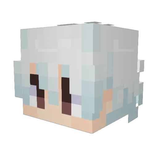 Kynriyon Minecraft avatar head, 3D render