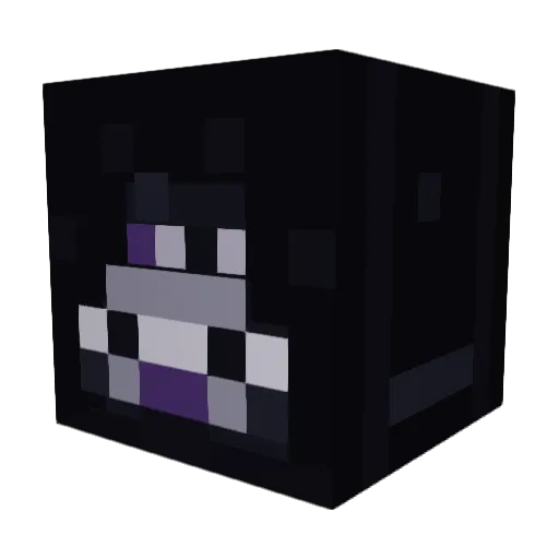 KyoNyx_ Minecraft avatar head, 3D render