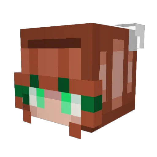 Kyo_LET Minecraft avatar head, 3D render