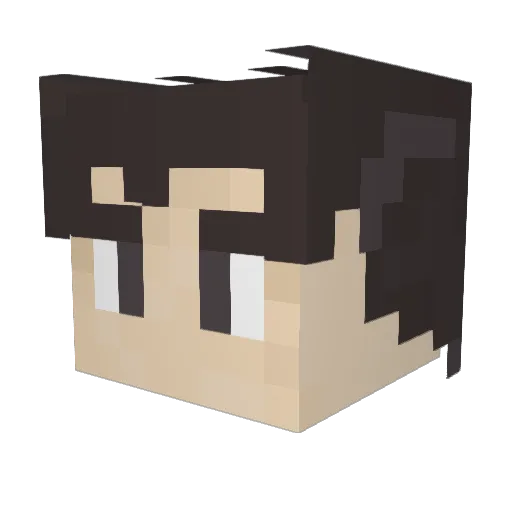 Kyo__o Minecraft avatar head, 3D render