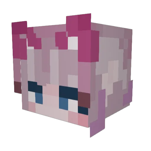 KyokiX7 Minecraft avatar head, 3D render