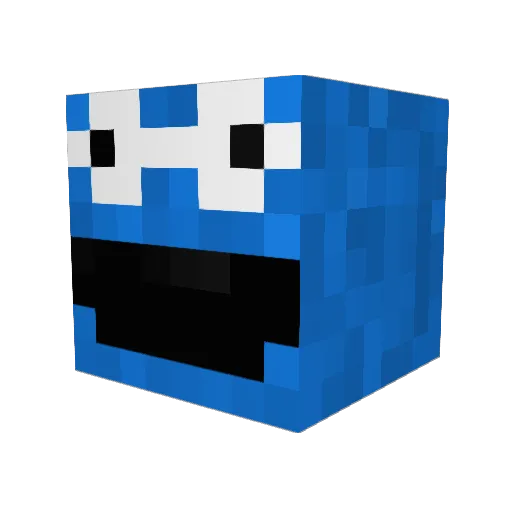 KyokushinCookie Minecraft avatar head, 3D render