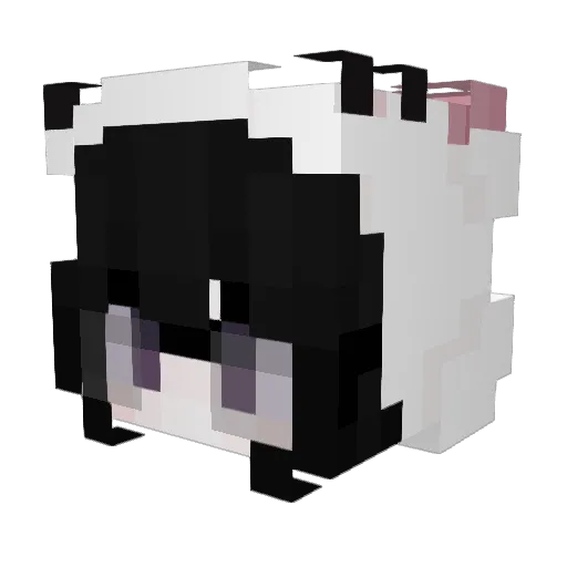 Kyosa_ Minecraft avatar head, 3D render