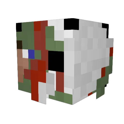 KyosukeUchiha Minecraft avatar head, 3D render
