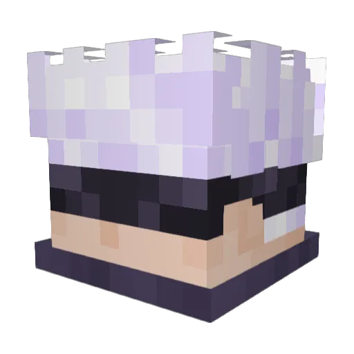 Kyotolan Minecraft avatar head, 3D render