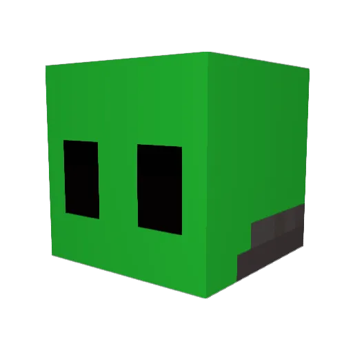 Kyphi_ Minecraft avatar head, 3D render