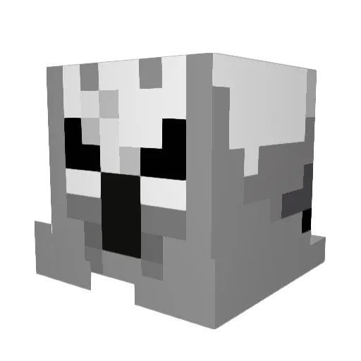 Kyr1aDax Minecraft avatar head, 3D render