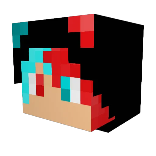 Kyr_ppl Minecraft avatar head, 3D render