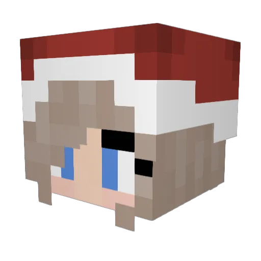 Kyra03__ Minecraft avatar head, 3D render