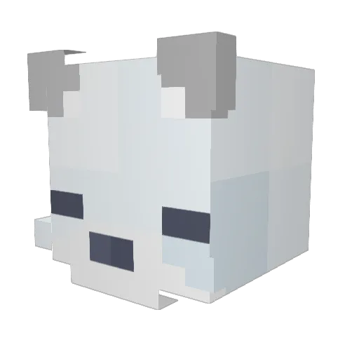 Kyra6669 Minecraft avatar head, 3D render