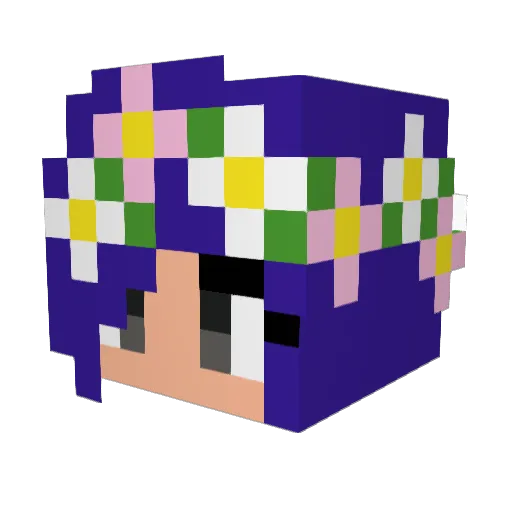 KyraS_2005 Minecraft avatar head, 3D render