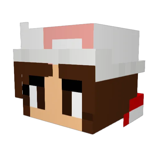 Kyraci5512 Minecraft avatar head, 3D render