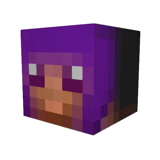 Kyragirl67 Minecraft avatar head, 3D render