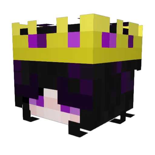 Kyratm Minecraft avatar head, 3D render
