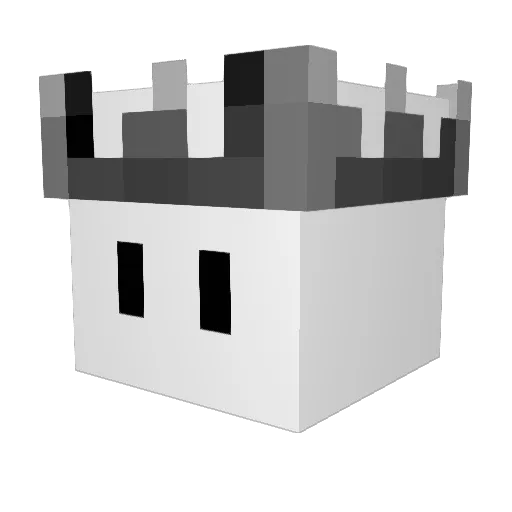 KyreX01 Minecraft avatar head, 3D render