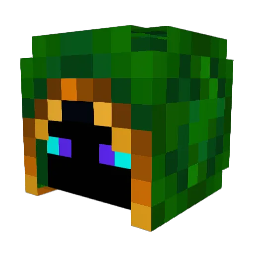 Kyreixx Minecraft avatar head, 3D render