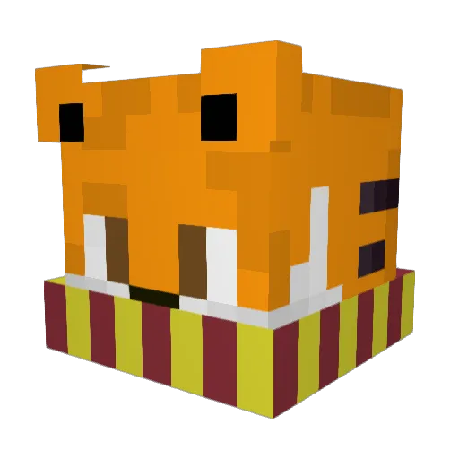 Kyrens_ Minecraft avatar head, 3D render