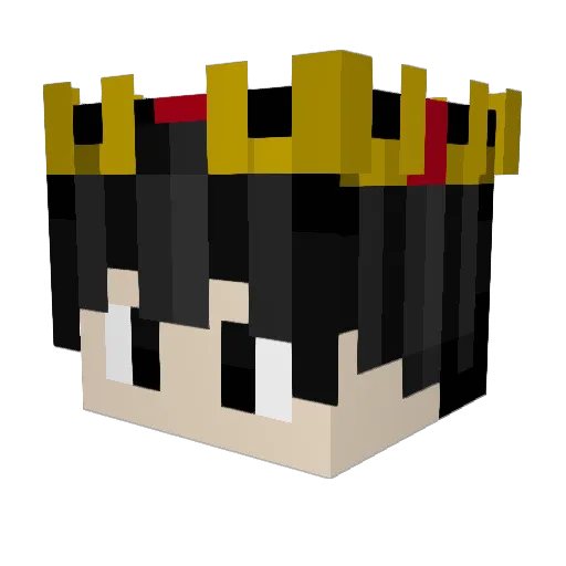 Kyrie1993 Minecraft avatar head, 3D render