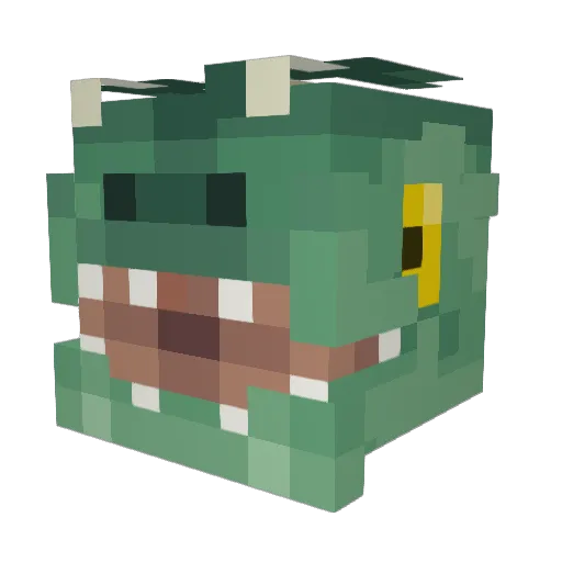 KyrieIrving1992 Minecraft avatar head, 3D render