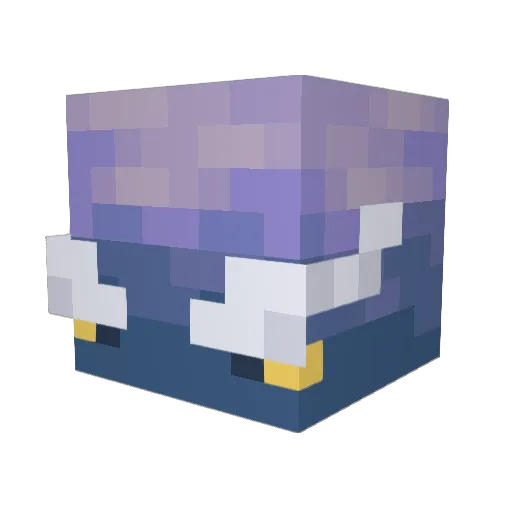 Kyrillon Minecraft avatar head, 3D render