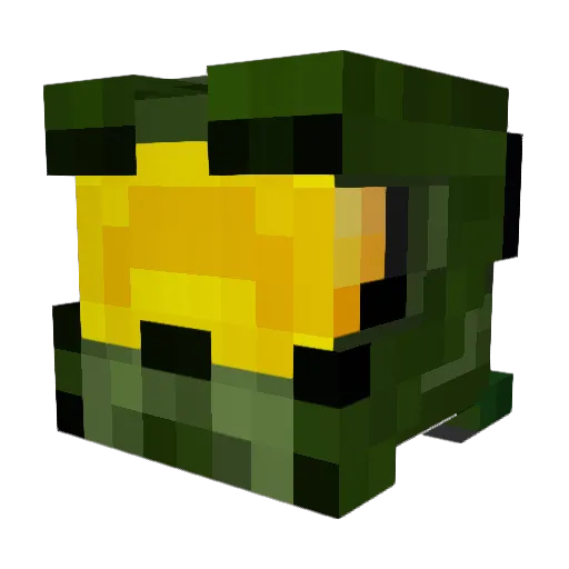 Kyrkesund Minecraft avatar head, 3D render
