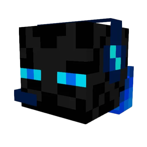 Kyroandfire Minecraft avatar head, 3D render