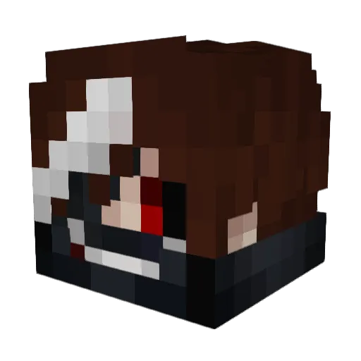 Kyrobocaj017 Minecraft avatar head, 3D render