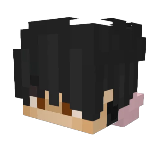 Kyros1021 Minecraft avatar head, 3D render
