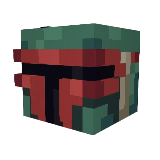 Kyross9 Minecraft avatar head, 3D render