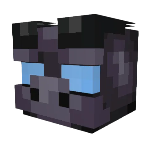 Kyrrex Minecraft avatar head, 3D render